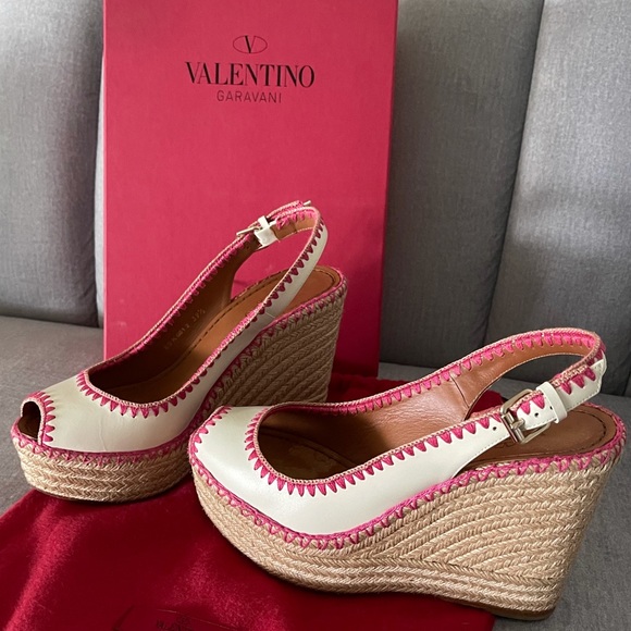 VALENTINO Garavani Wedges Espadrilles 39.5 us 9 - Picture 2 of 16